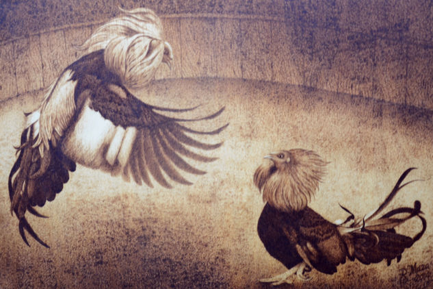 PELEA DE GALLOS Etching Process