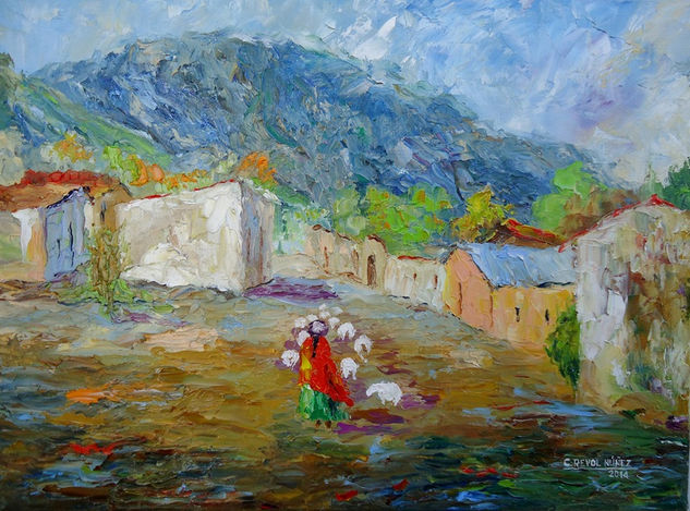 LA NADA MISMA - Guachipas Salta Oil Canvas Landscaping