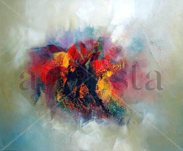 flores astrales Oil Canvas Others