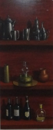 Alacena Vertical Oil Canvas Still Life Paintings