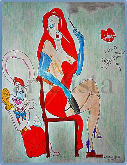 Jessica Rabbit. Tinta