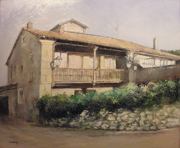 Casona montañesa- Caviedes Oil Canvas Landscaping