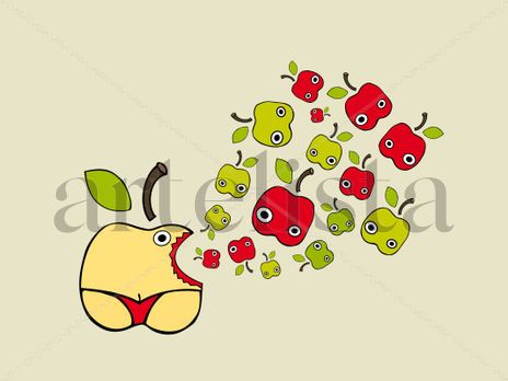 Apple on diet