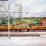 5 figures i 2 llocs (aquarel·la) thumbnail 1