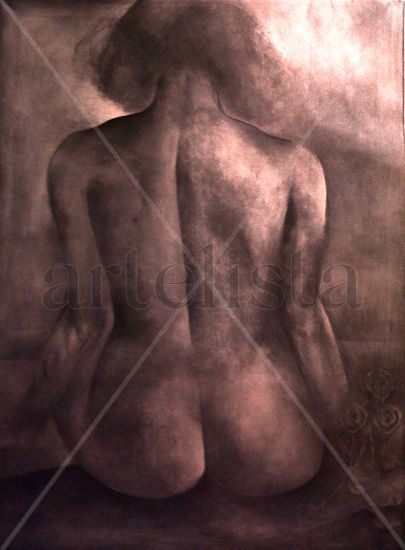 "Hacia la luz" Charcoal