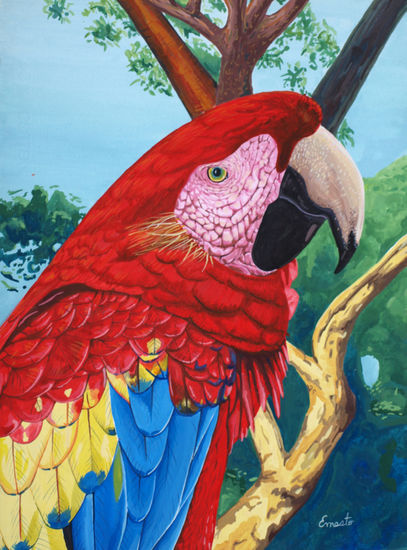 guacamaya Acrylic Paper Animals