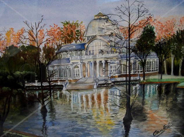 Retiro Watercolour Glass Landscaping