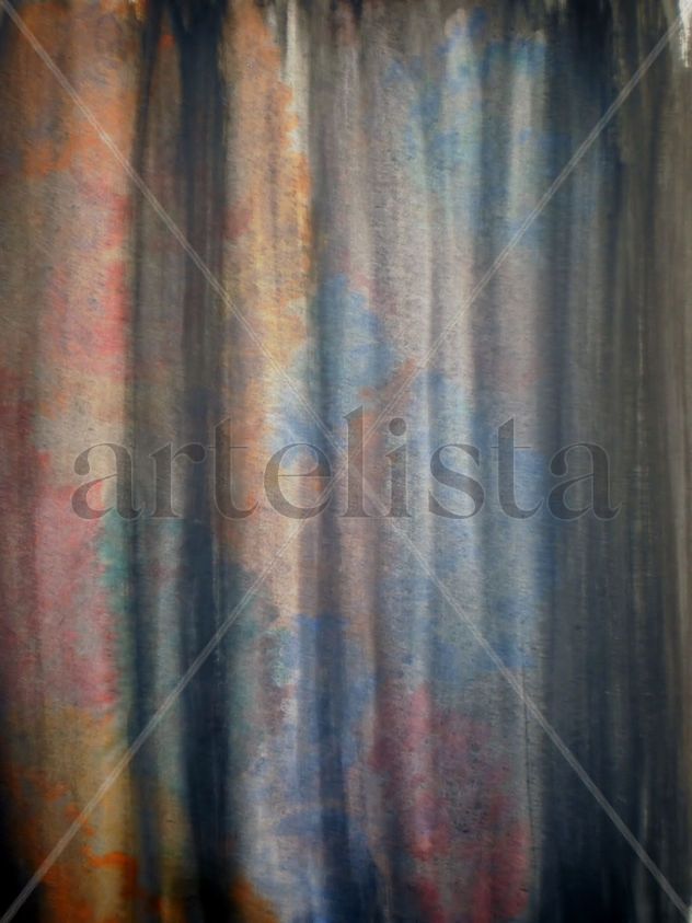 Tela roja y azul