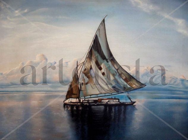 Velero Oil Canvas Marine Painting