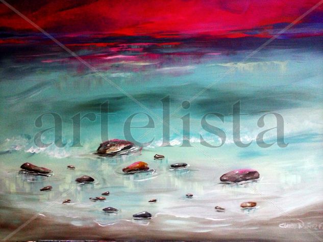 PLAYA DULCE Oil Canvas Marine Painting