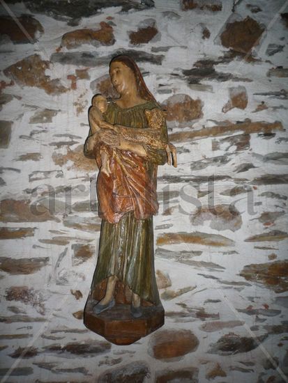 DIVINA PASTORA Madera Figurativa