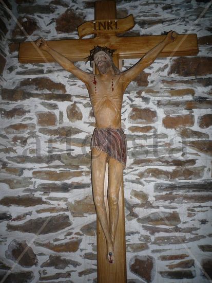 JESUCRISTO CRUCIFICADO Wood Figurative