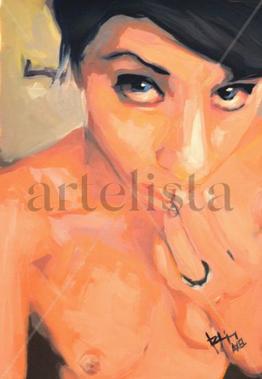 selfie Oil Card Nude Paintings