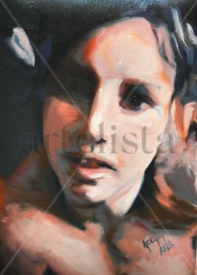 selfie Oil Canvas Nude Paintings