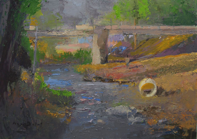 El puente Oil Canvas Landscaping