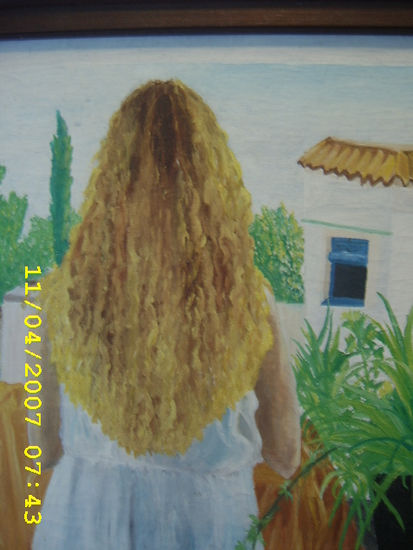 Nuria Oil Canvas Portrait