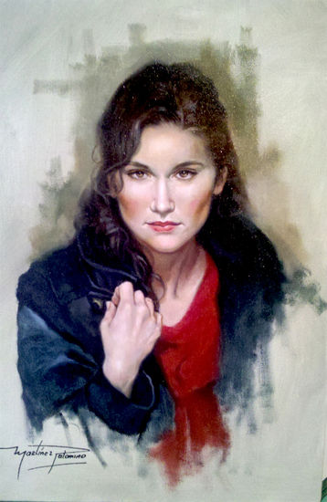 RETRATO Oil Canvas Portrait