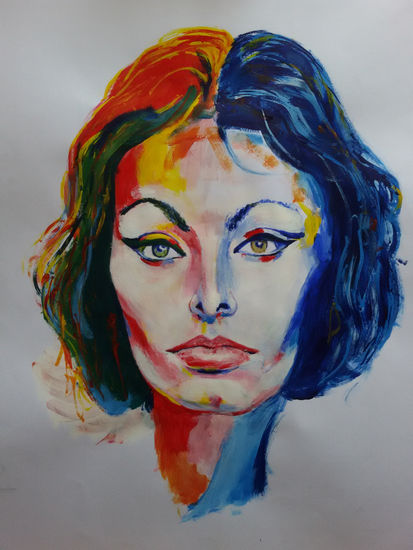 SOFIA Acrylic Paper Portrait