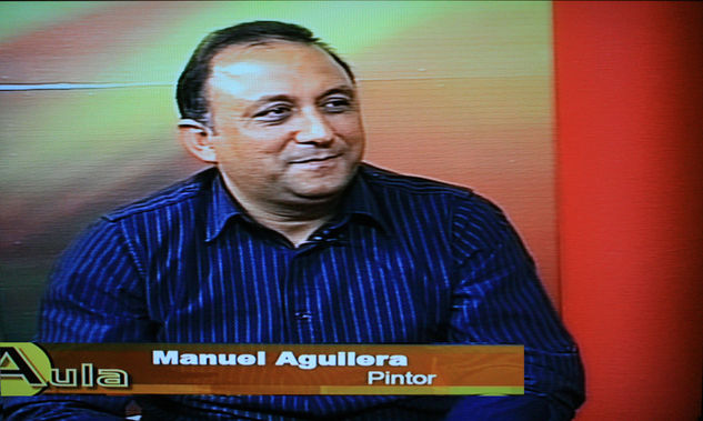 MANUEL AGUILERA PINTORES ESPAÑOLES Retrato Blanco y Negro (Digital)