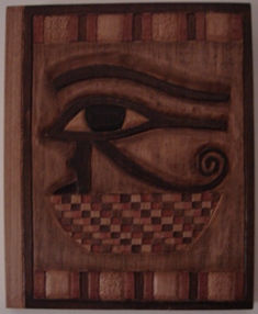 ojo de horus Carving Wooden objects and furniture