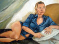 Life study of female painting