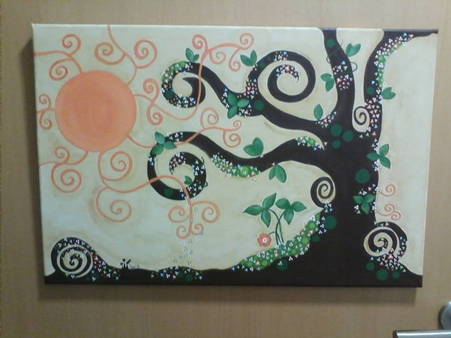 Naranja Acrylic Canvas Landscaping