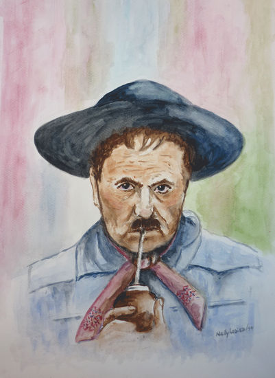 Pionero Watercolour Card Portrait