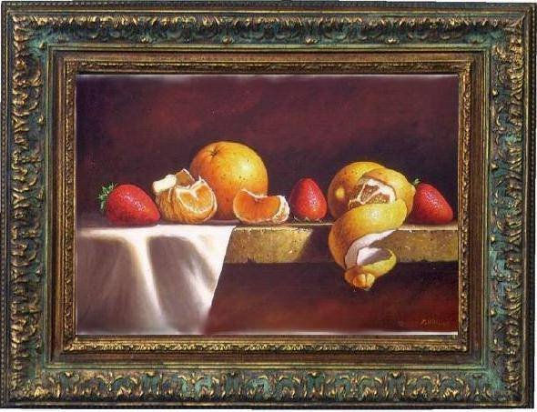 naranjas, fresas y limon
