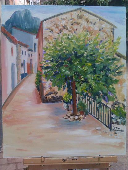 Calle de Benirrama Oil Canvas Landscaping