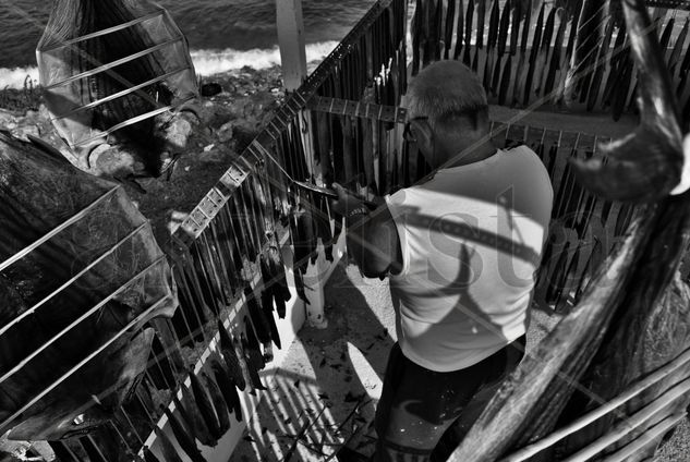 EL ARTESANO Retrato Blanco y Negro (Digital)