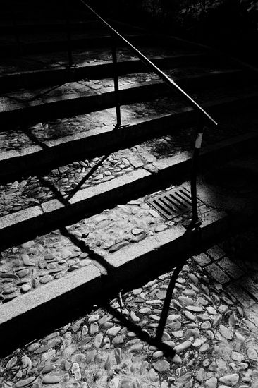 Escalera Toledana Other Themes Black and White (Digital)