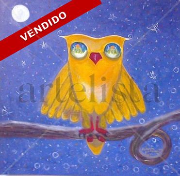 OWL Acrylic Canvas Animals