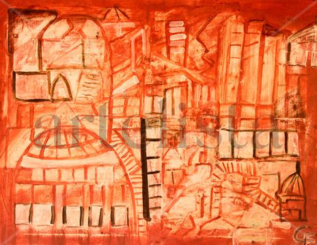 Ciudad en rojo