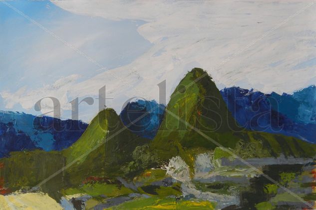 Machu Pichu Acrylic Paper Landscaping