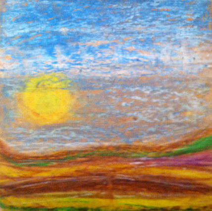 Mountain sun