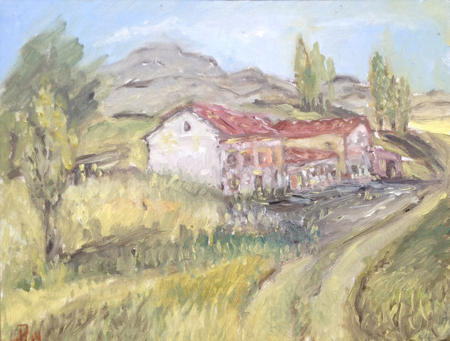 paisaje asturiano/2014 Oil Canvas Landscaping