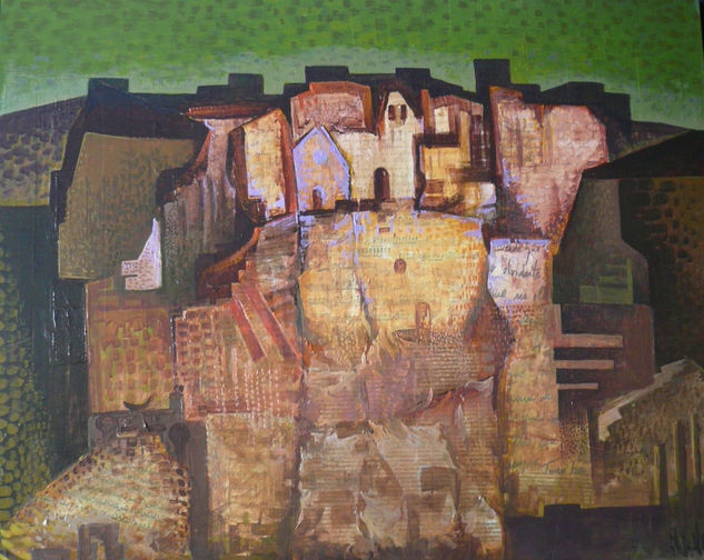 Casco histórico 3 Oil Panel Landscaping