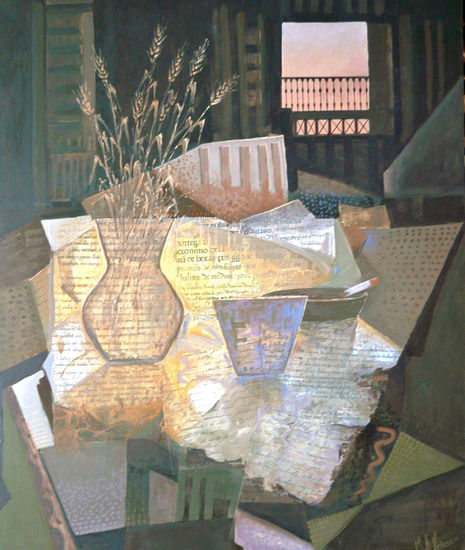 Recuerdos castellanos Oil Panel Still Life Paintings