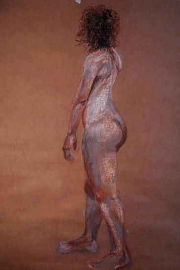 dibujo Pastel Paper Nude Paintings