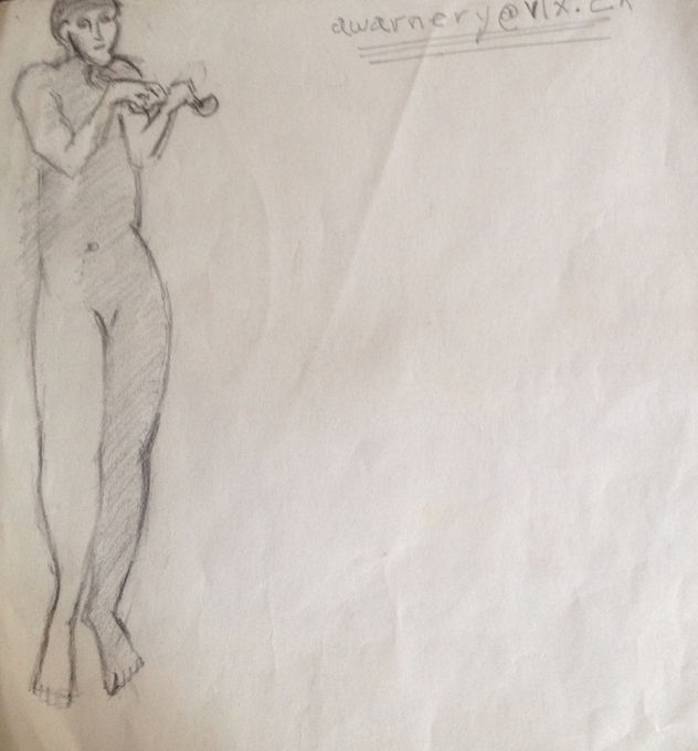 estudio del moderno/ matisse/ violinista