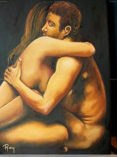 pareja apasionada Oil Canvas Landscaping