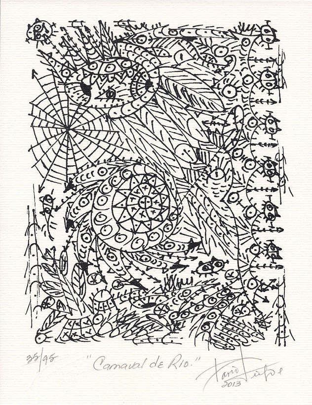 CARNAVAL DE RIO (litografia)