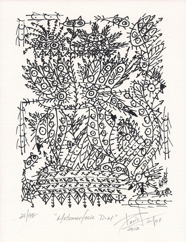 METAMORFOSIS D-M (litografia)