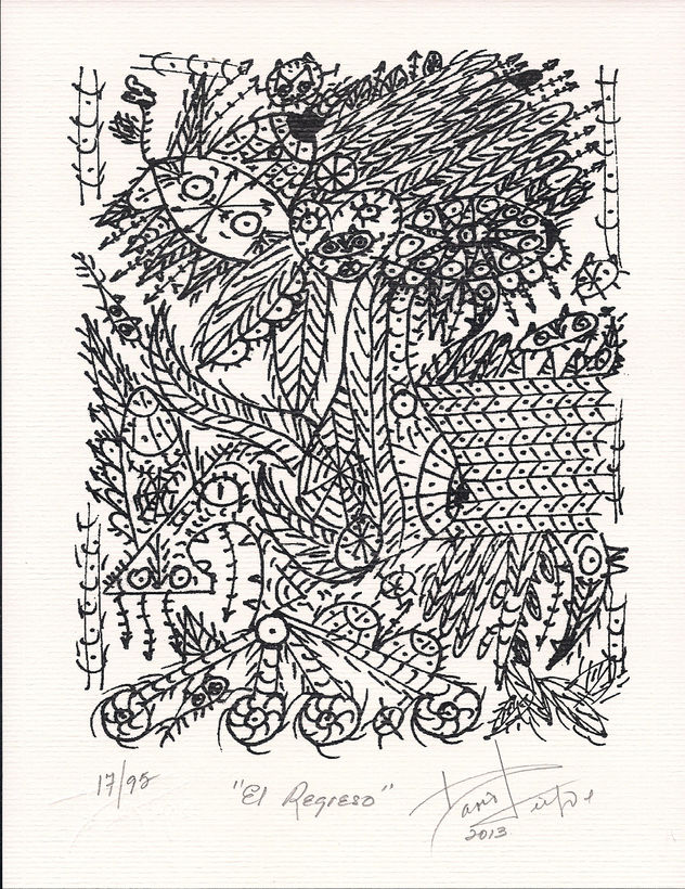 EL REGRESO (litografia)