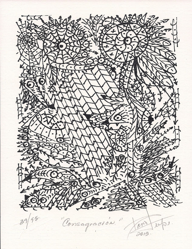 CONSAGRACION (litografia)