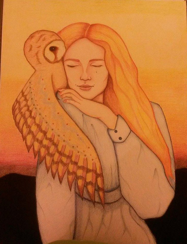 Owl with a feeling