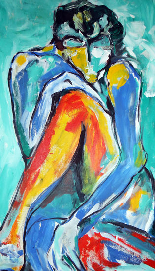 lozano Acrylic Canvas Nude Paintings