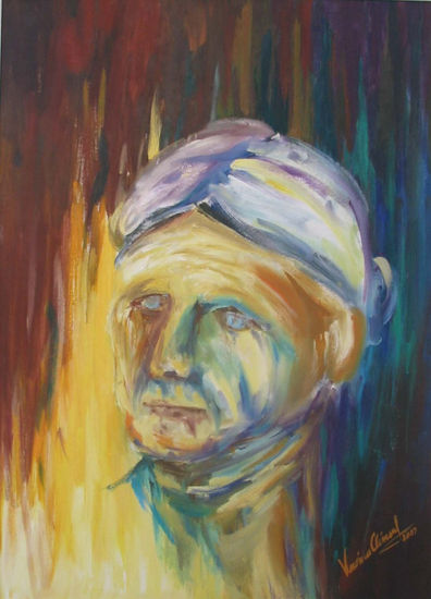 La vida ó Melancolía Oil Canvas Portrait