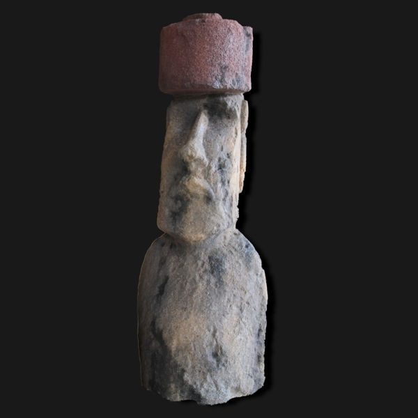 Moai escultura de simil piedra