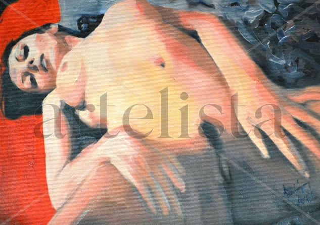 yes or no Oil Canvas Nude Paintings